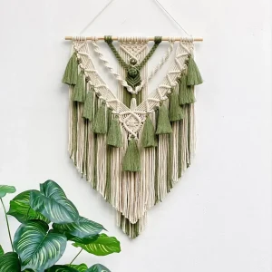 Macrame Woven Wall Hanging, Chic Decor