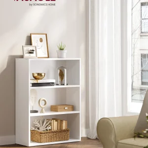 3-Tier Bookcase, Book Shelf, Open Storage Shelf, 9.4 x 23.6 x 32 Inches