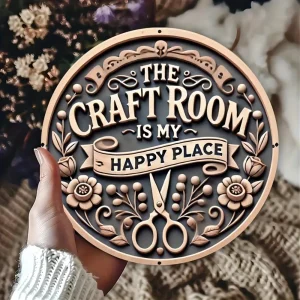 Craft Happy Sign Decor