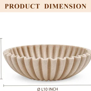 Large Decorative Bowl, Modern Handicraft for Home Decor